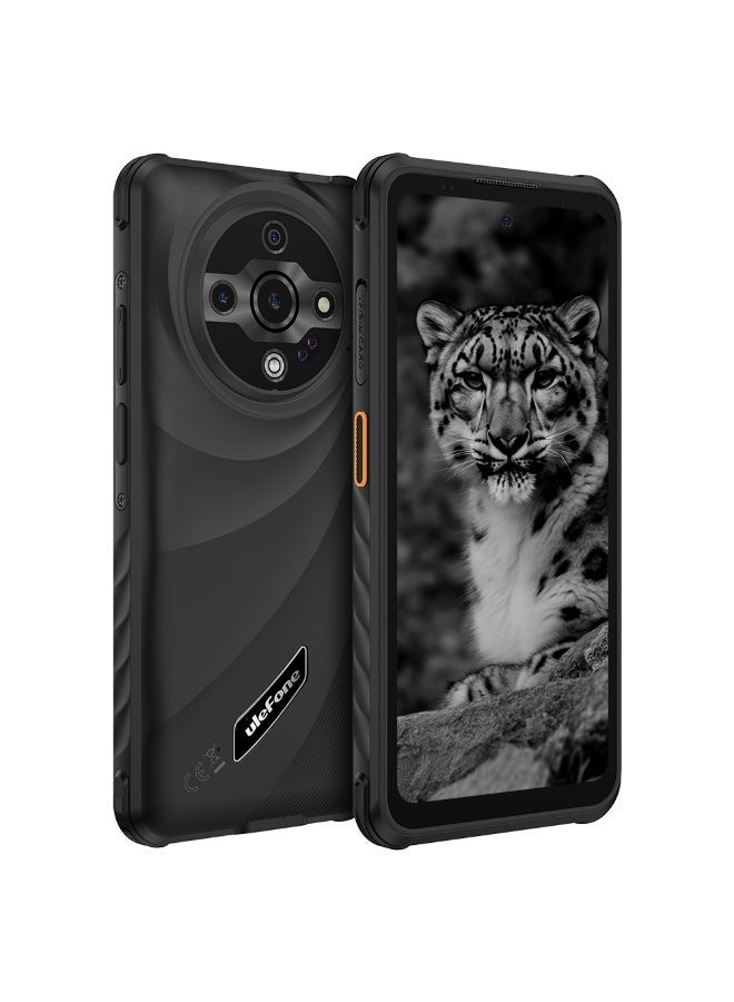 أوليفون درع X31 6GB RAM 128GB ROM | بطارية 6050mAh | شاشة 6.56 بوصة HD+ | كاميرا رئيسية 48 | NFC - أسود كلاسيكي - Image 3