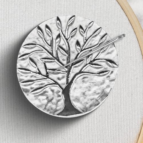 VODOZAVA Needle Minder Magnet, Magnetic Needle Minder, Needle Minders Magnetic Cross Stitch Accessories, Magnetic Needle Holder, Life Tree, Butterfly, Cats, Owl, Heart (TreeofLife) - Image 1