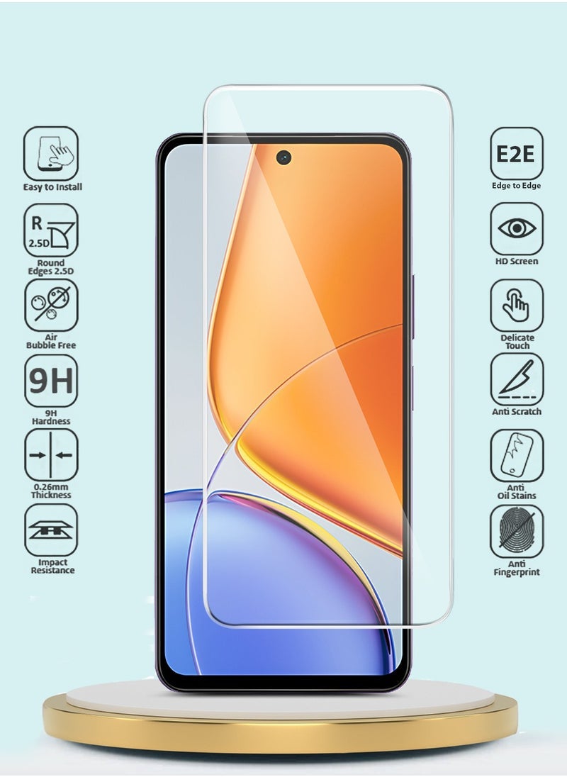 ELTRAZONE GMAX Premium Tempered Glass Screen Protector for vivo Y39 5G 2025 with 9H Hardness 2.5D Curved Edge Full Coverage HD Clarity Scratch Resistant Bubble Free Ultra-Thin Touch Responsive Screen Guard - Image 2