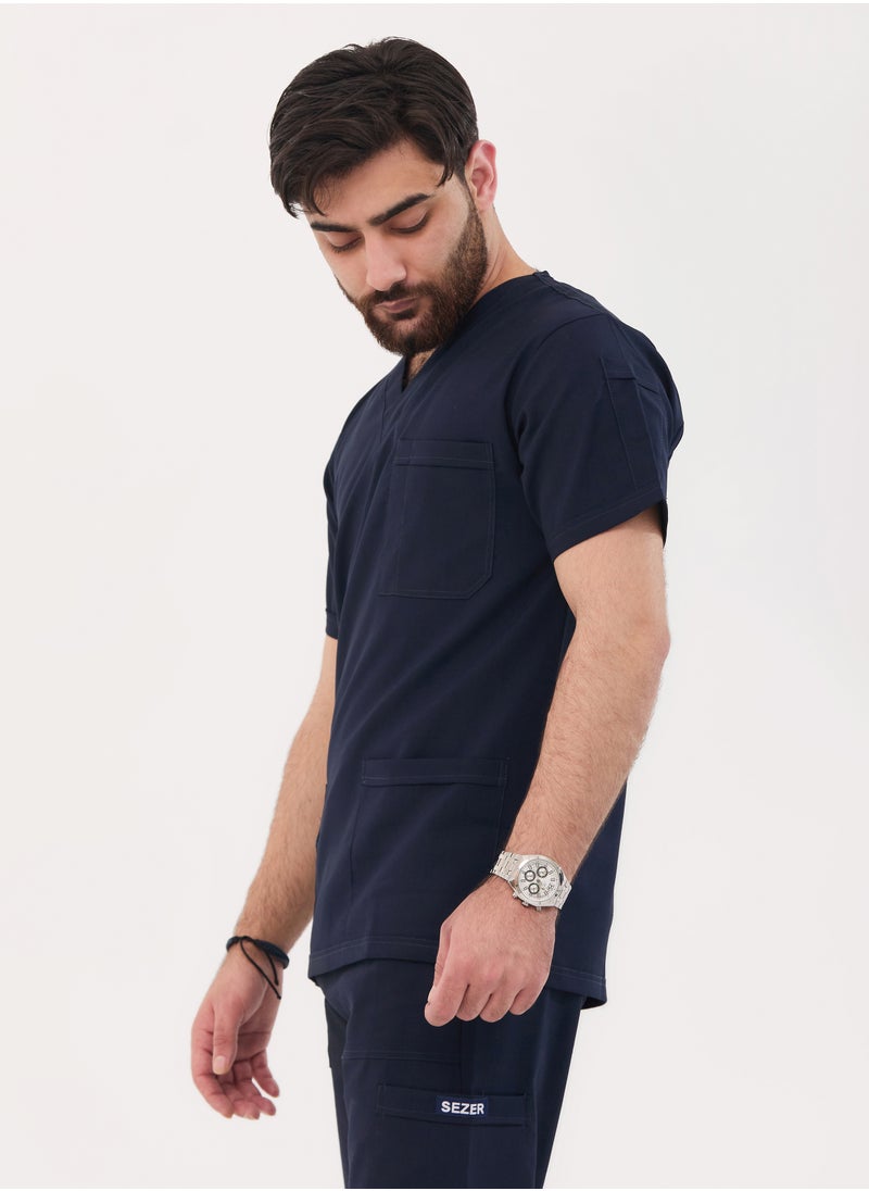 سيزر - سكرب سيزر الرجالي – القوة والراحة بتصميم قطن الكحلي  يناسبك طوال اليوم - Image 1