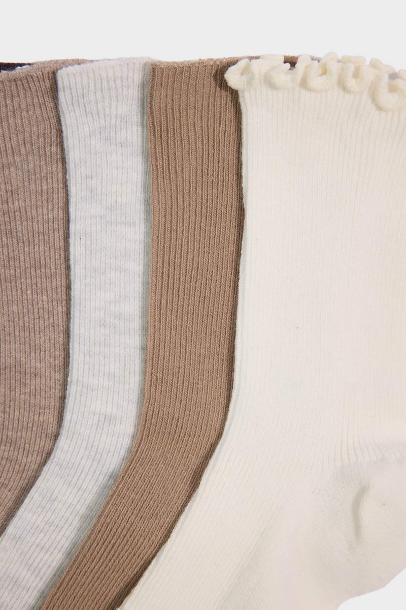 DeFacto Woman 5 Piece Cotton Long Socks - Image 4