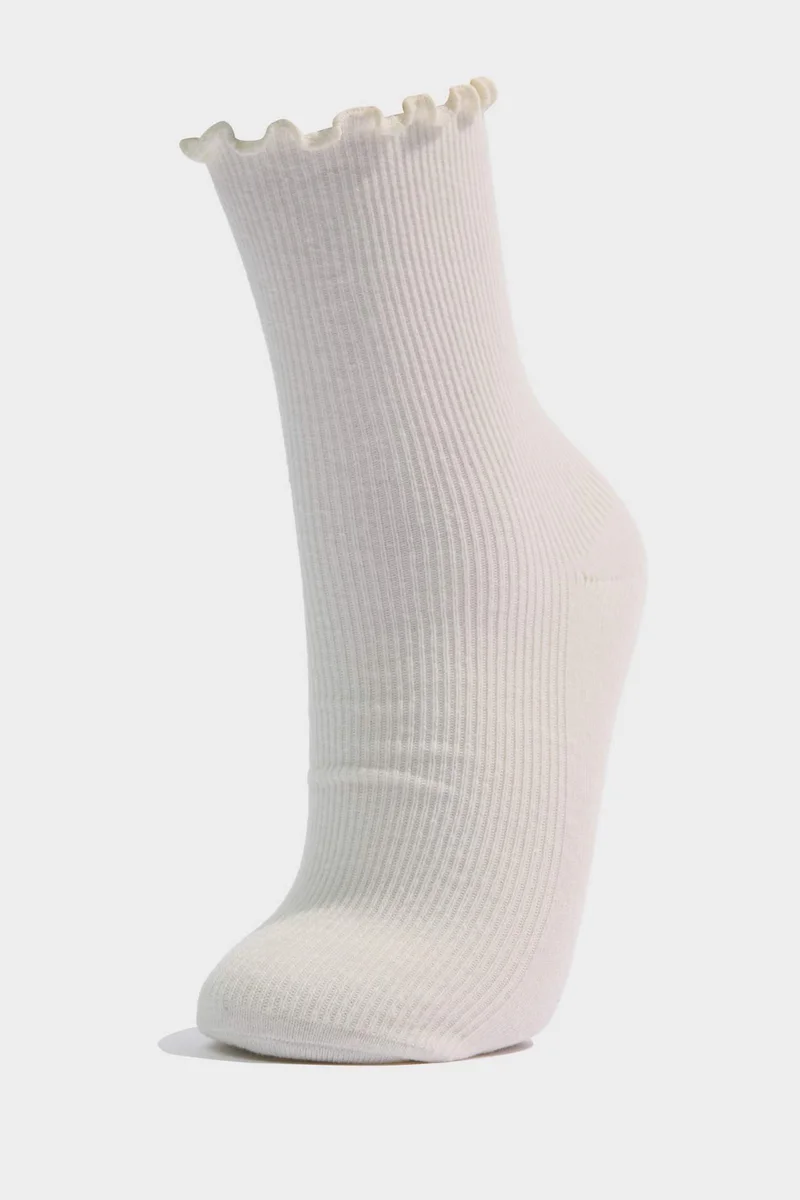 Defacto  Woman 5 Piece Cotton Long Socks for Women | Best Price UAE
