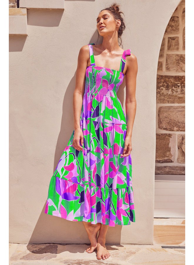 New Casual Dress Printed High-waist Skirt - Image 1