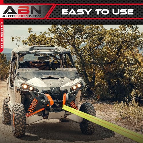 ABN Tow Strap with Reinforced Loops 2in x 30ft Vehicle Recovery Rope 16,000 lbs Pound Capacity Recovery Strap - Image 4