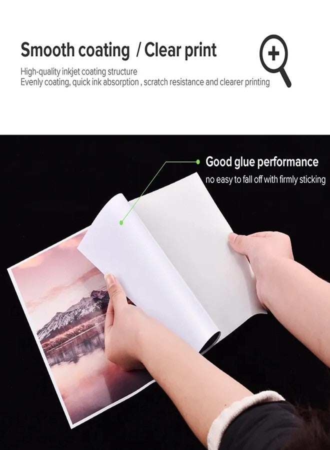 BIGFALCON Premium 135 GSM Super Self-Adhesive High Glossy Inkjet Sticker Photo Paper A4 (210x297mm) -80 Sheets - Image 4