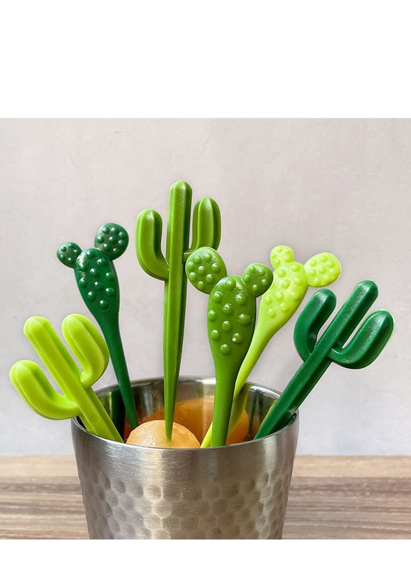 Loquat 6-Piece Mini Fruit Fork Multicolour - Image 3