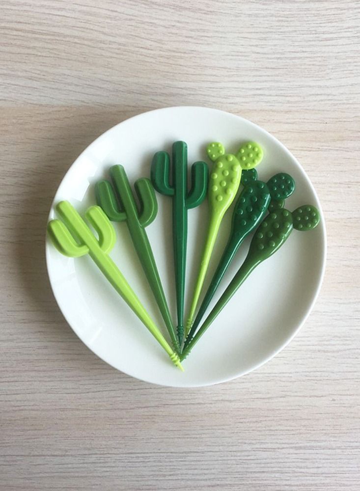 Loquat 6-Piece Mini Fruit Fork Multicolour - Image 2