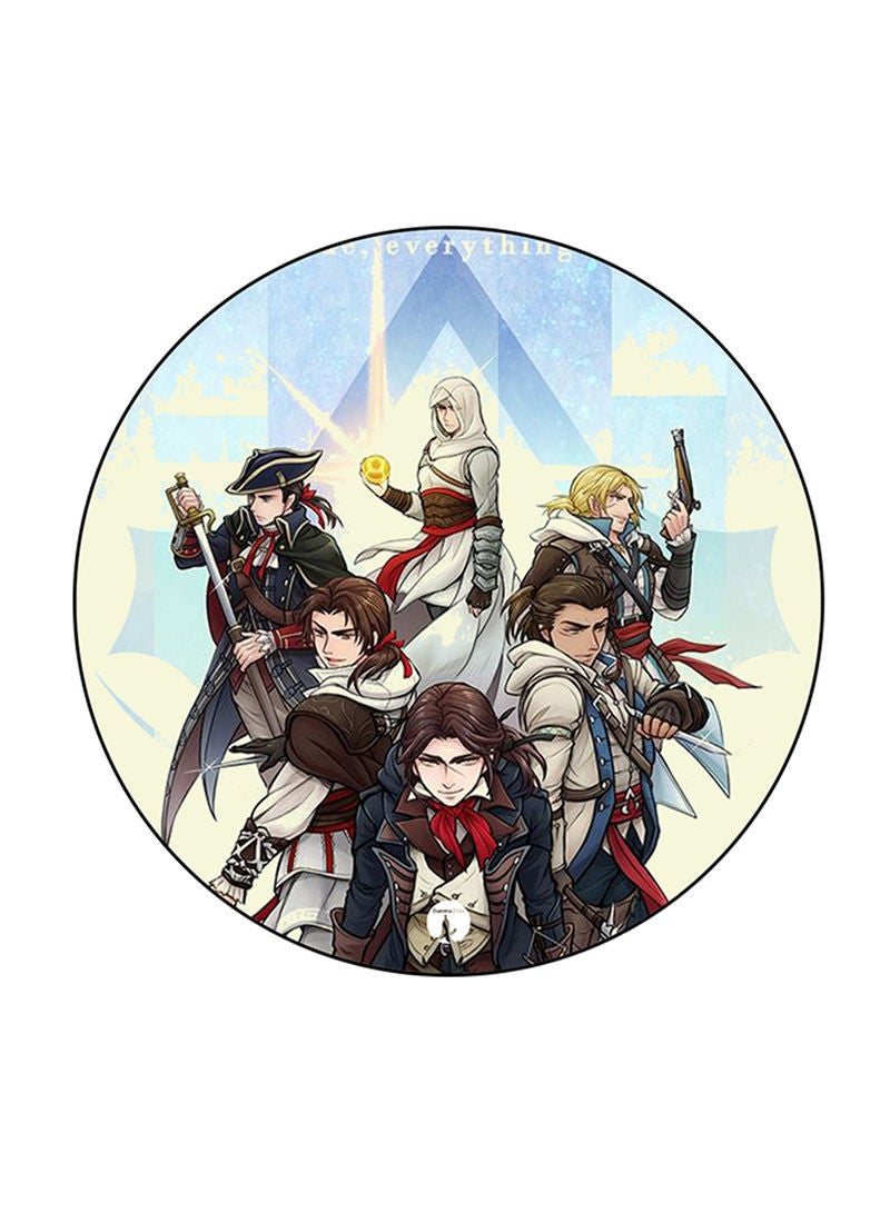 Video Game Assassin'S Creed Printed Mouse Pad Multicolour
