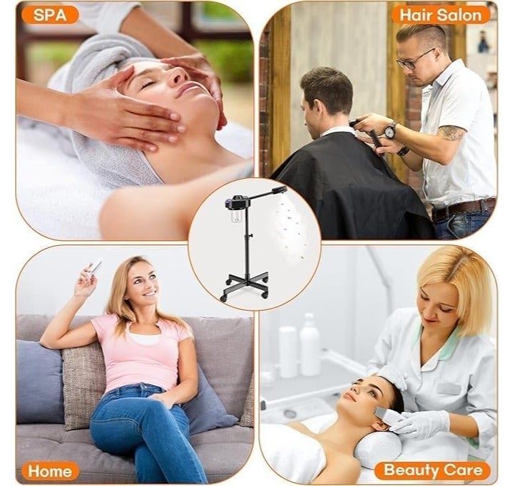Facial steamer for beauty salons and spas, for home use; moisturizes the skin and cleanses pores. - Image 3