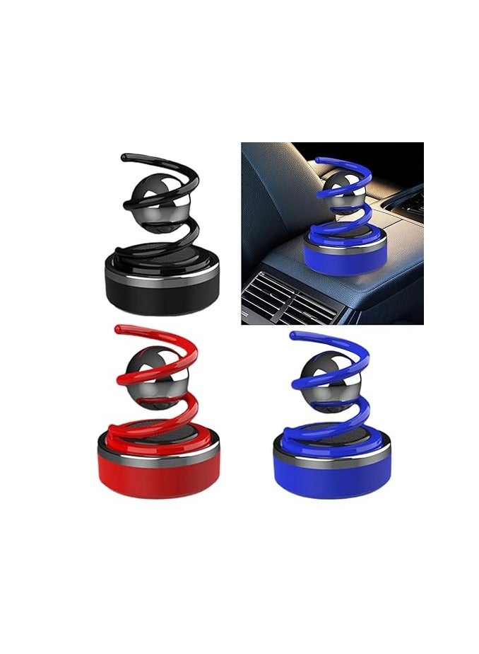 Spiral Shape Solar Car Diffuser Red - Image 5
