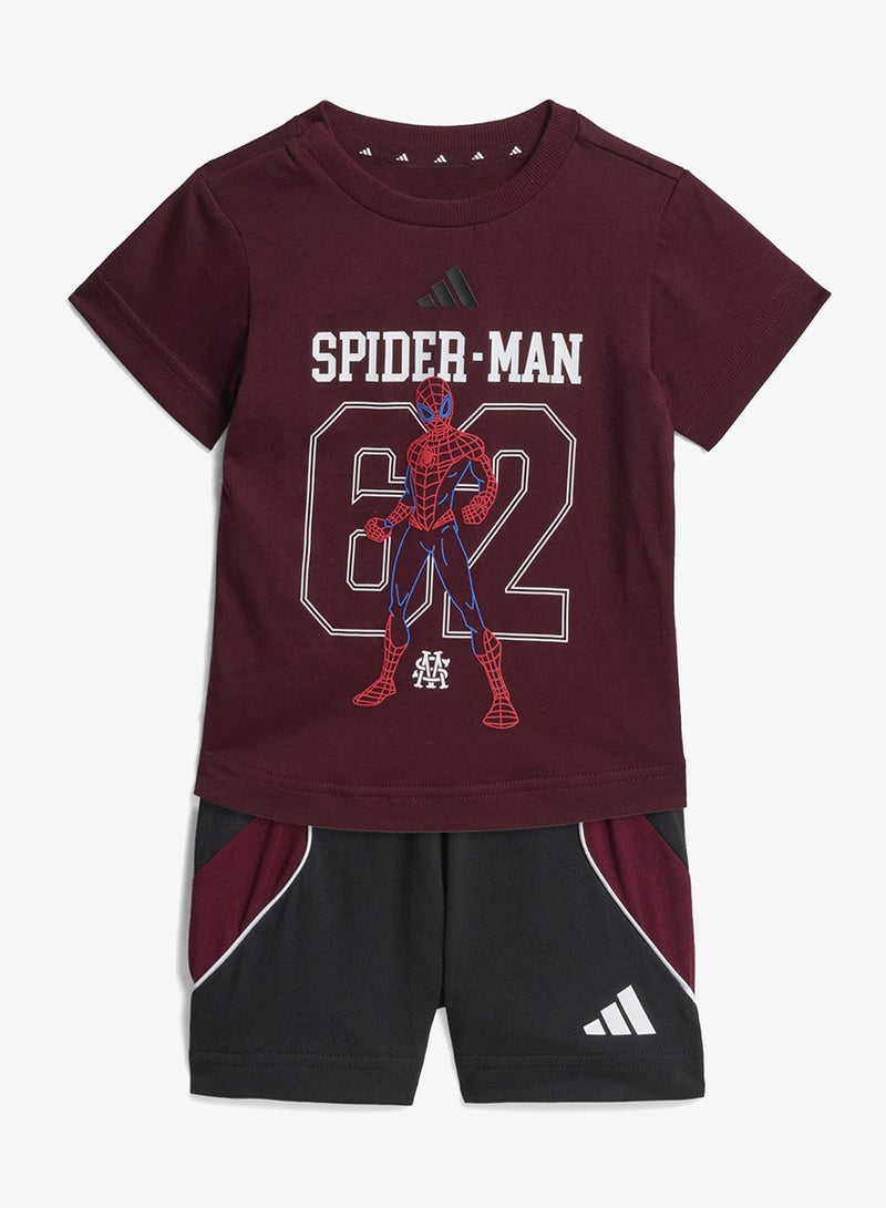 Adidas Infant Marvel Spider-Man T-Shirt Sets - Image 1