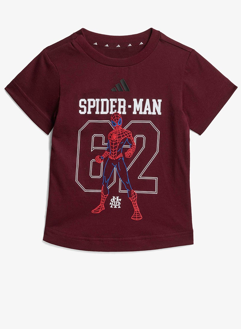 Adidas Infant Marvel Spider-Man T-Shirt Sets - Image 2