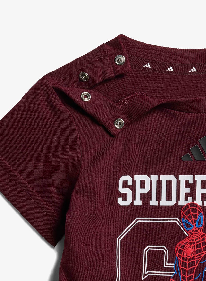 Adidas Infant Marvel Spider-Man T-Shirt Sets - Image 5