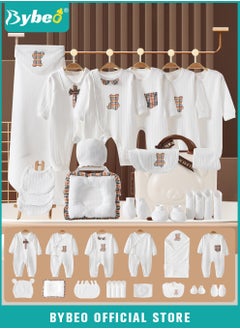 23PCS Newborn Baby Gifts Set, Newborn Layette Gift Set, Baby Clothes Accessories Set for Boys and Girls, Premium Cotton, Perfect Gift Box with Beautifully Suitcase for Spring Summer Autumn Winter - pzsku/ZBC754D21FD0D79246D99Z/45/_/1740968328/20d540c1-549b-4c61-a425-b4bfdf37f121