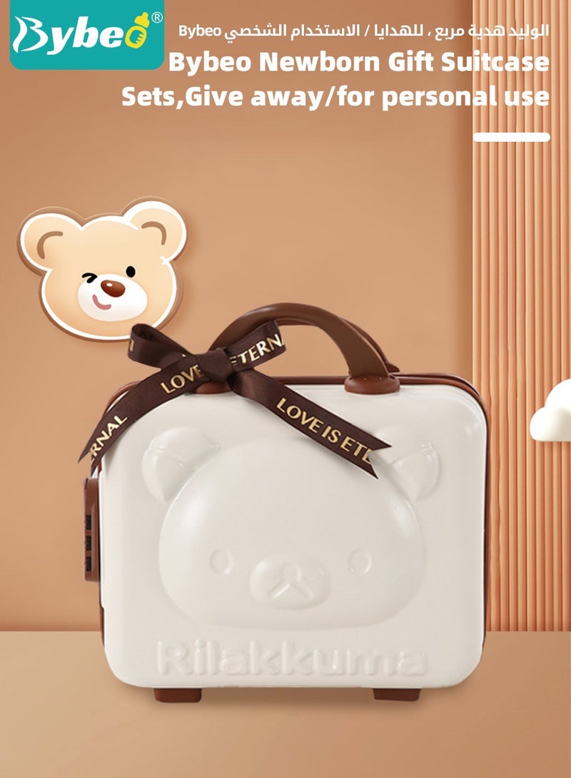 Bybeo 23PCS Newborn Baby Gifts Set, Newborn Layette Gift Set, Baby Clothes Accessories Set for Boys and Girls, Premium Cotton, Perfect Gift Box with Beautifully Suitcase for Spring Summer Autumn Winter - Image 4