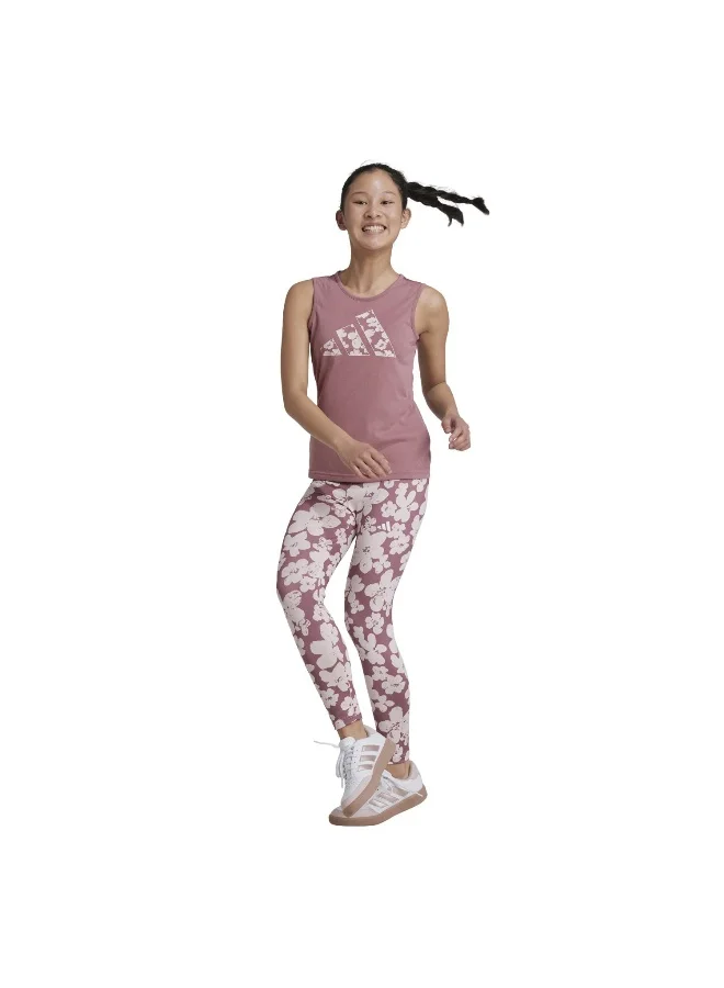 Adidas Jg Tr-Es Pri Le Red Training Tights 5-6Y
