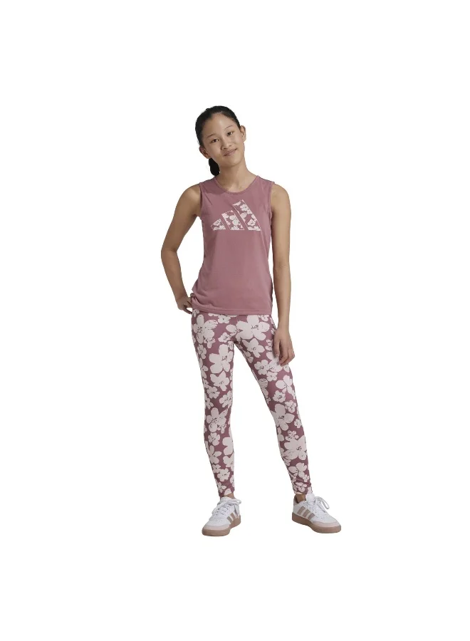 Adidas Jg Tr-Es Pri Le Red Training Tights 5-6Y