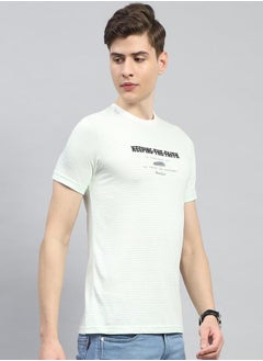 Monte Carlo Men Printed Regular Fit Round Neck T Shirt by Styli  - Image 3