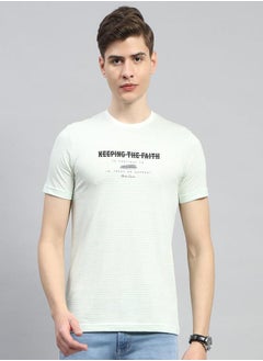 Monte Carlo Men Printed Regular Fit Round Neck T Shirt by Styli  - Image 1