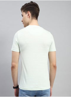 Monte Carlo Men Printed Regular Fit Round Neck T Shirt by Styli  - Image 4