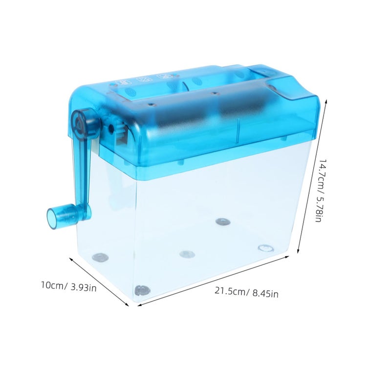Manual Hand Crank Paper Shredder for Home Office School Documents Receipts - Image 3