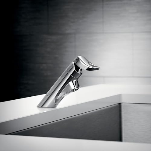 Moen Commercial M-Press Chrome Single-Hole Bathroom Faucet for Public Lavatory, 8894 - Image 2