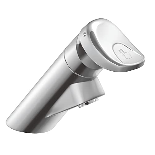 Moen Commercial M-Press Chrome Single-Hole Bathroom Faucet for Public Lavatory, 8894 - Image 1