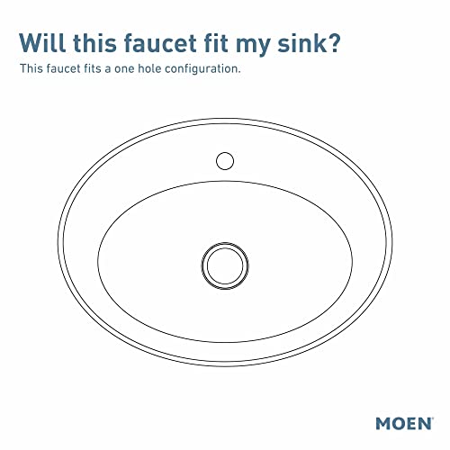 Moen Commercial M-Press Chrome Single-Hole Bathroom Faucet for Public Lavatory, 8894 - Image 5