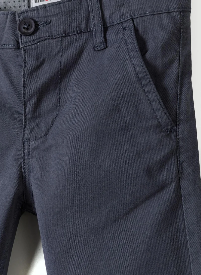 MINOTI Teen Boys Chino Trousers with Pockets and Tailored Fit