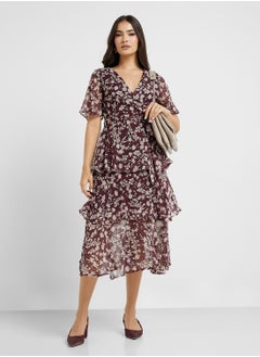 ELLA Floral Print Dress  - Image 1