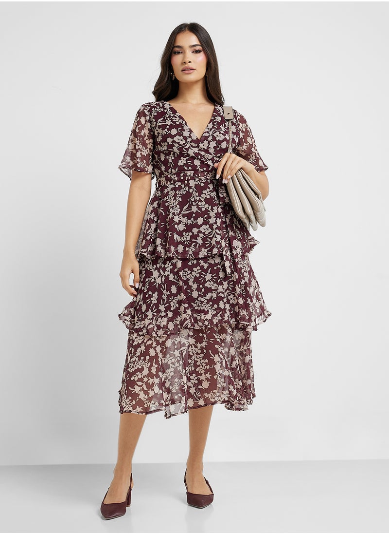 ELLA Floral Print Dress  - Image 1