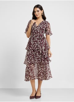 ELLA Floral Print Dress  - Image 4