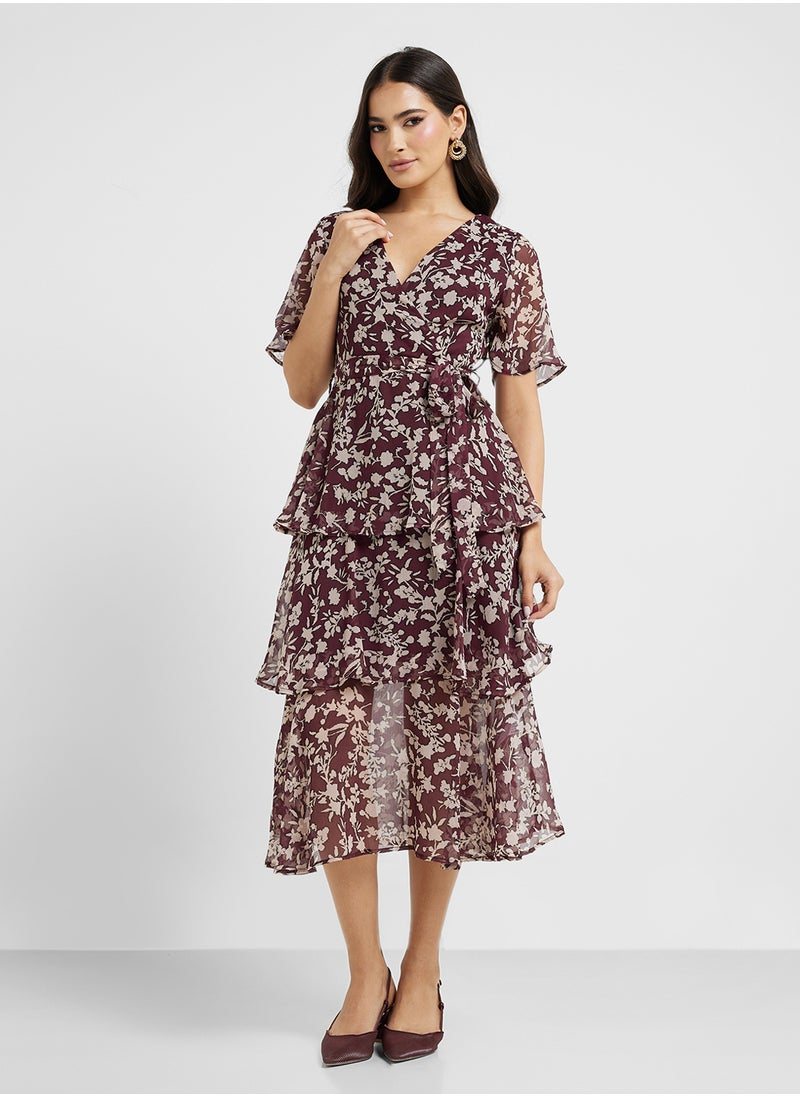 ELLA Floral Print Dress  - Image 4