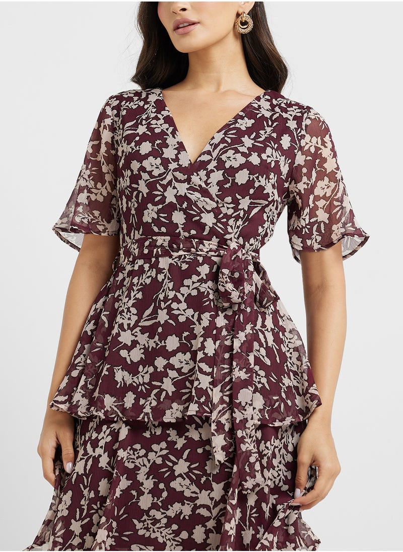 ELLA Floral Print Dress  - Image 3