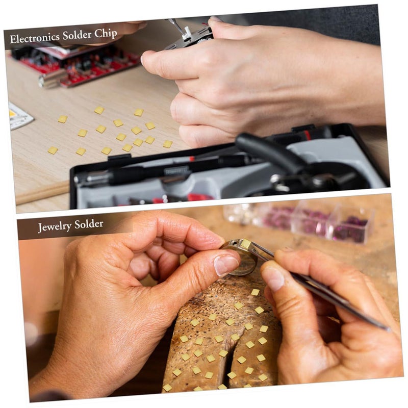 Gold Plated Jewelry Soldering Chips 300pcs Solder Tabs For Jewelry Repair - Image 5