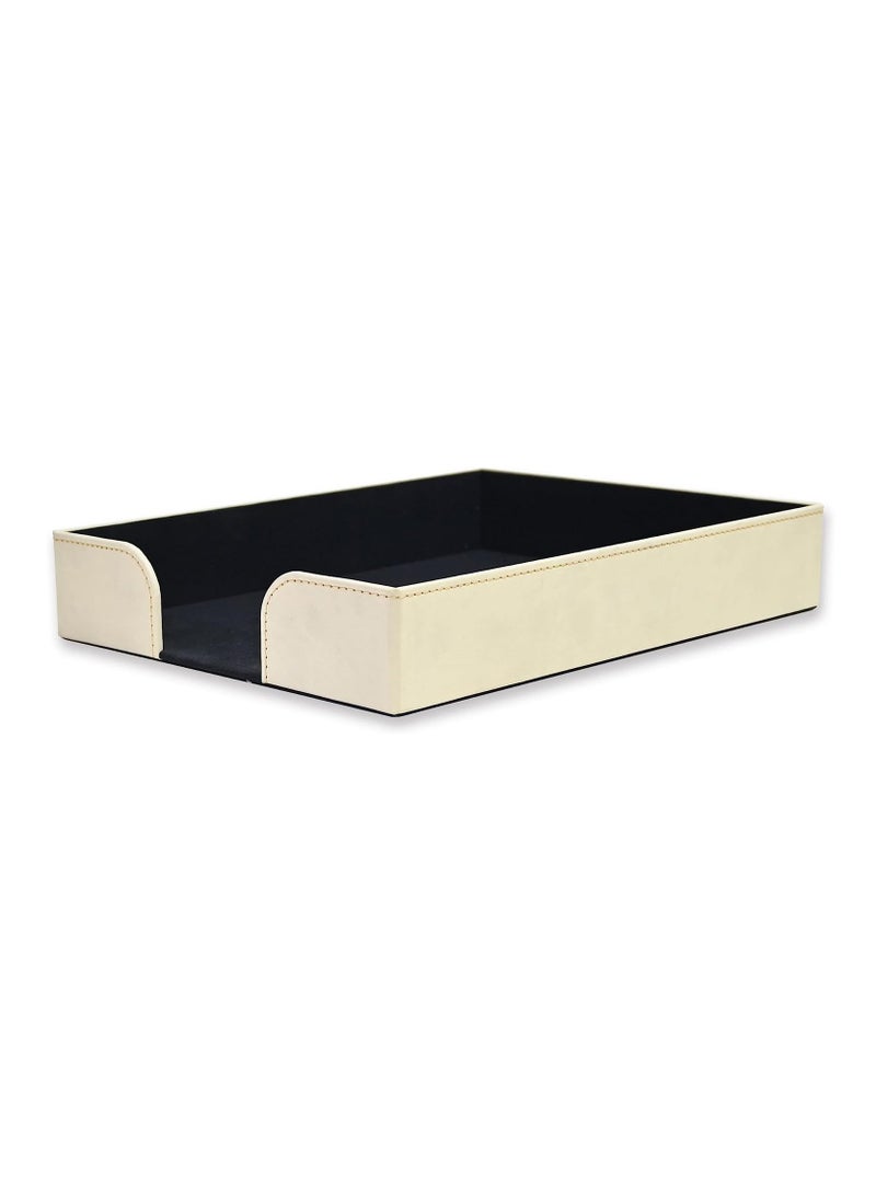 FIS FIS 9-Piece FIS Executive Desk Set Italian PU, Cream - FSDS172CR  - Image 5