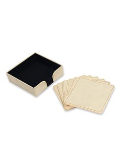 FIS FIS 9-Piece FIS Executive Desk Set Italian PU, Cream - FSDS172CR  - Image 3