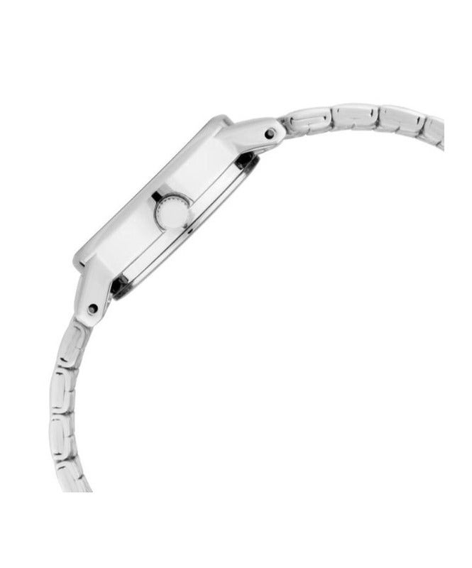 Titan Quartz Analog White Dial Silver Metal Strap Watch for Women 2593sm04 - Image 4