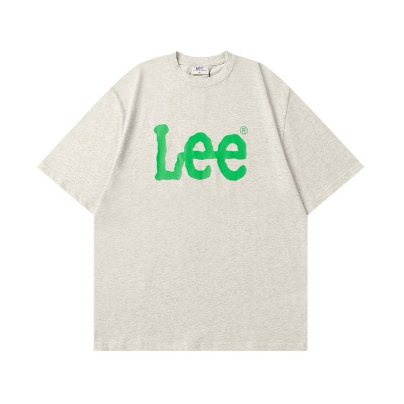 Lee Classic Logo Loose Round Neck Cotton Short Sleeve T-Shirt - Image 1
