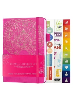 Swift Dairy Planner - Deluxe Weekly & Monthly Life Planner to Hit Your Goals & Live Happier. Organizer Notebook & Productivity Journal. A5 Hardcover, Undated - Start Any Time  - Image 1