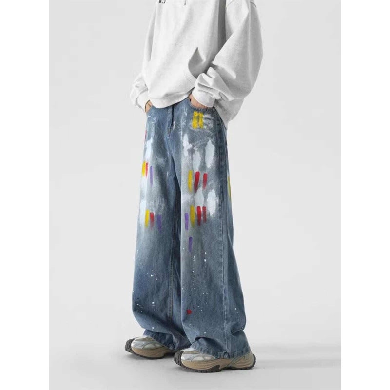Unisex Casual Daily Denim Jeans - Image 3