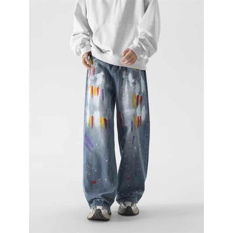 Unisex Casual Daily Denim Jeans - Image 4