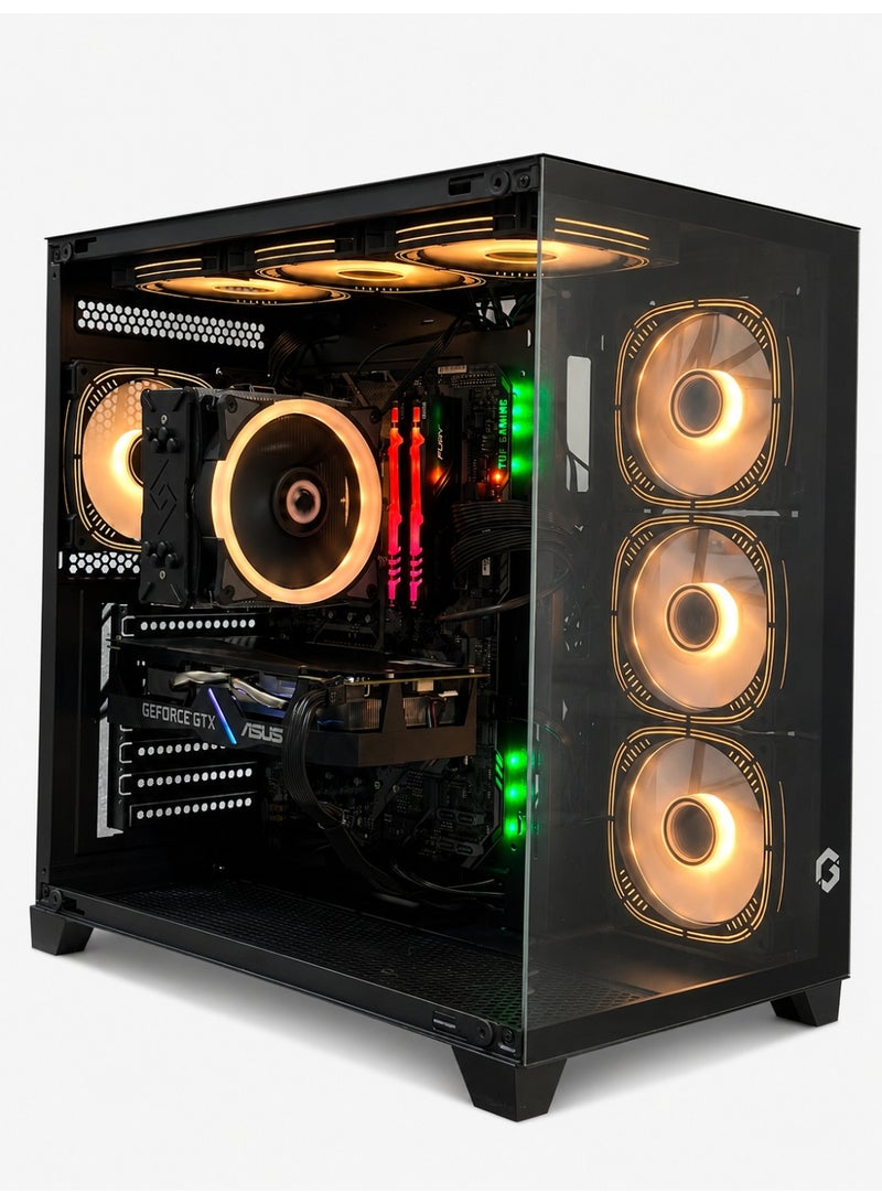 PC Gaming Computer Professional Build - NVIDIA GeForce GTX1660 SUPER 6GB Graphics Card - i5 9400f  Processor - TUF B360-PLUS GAMING Motherboard - AIR Cooling + 7Fans -RAM 16GB with Windows 11 PRO