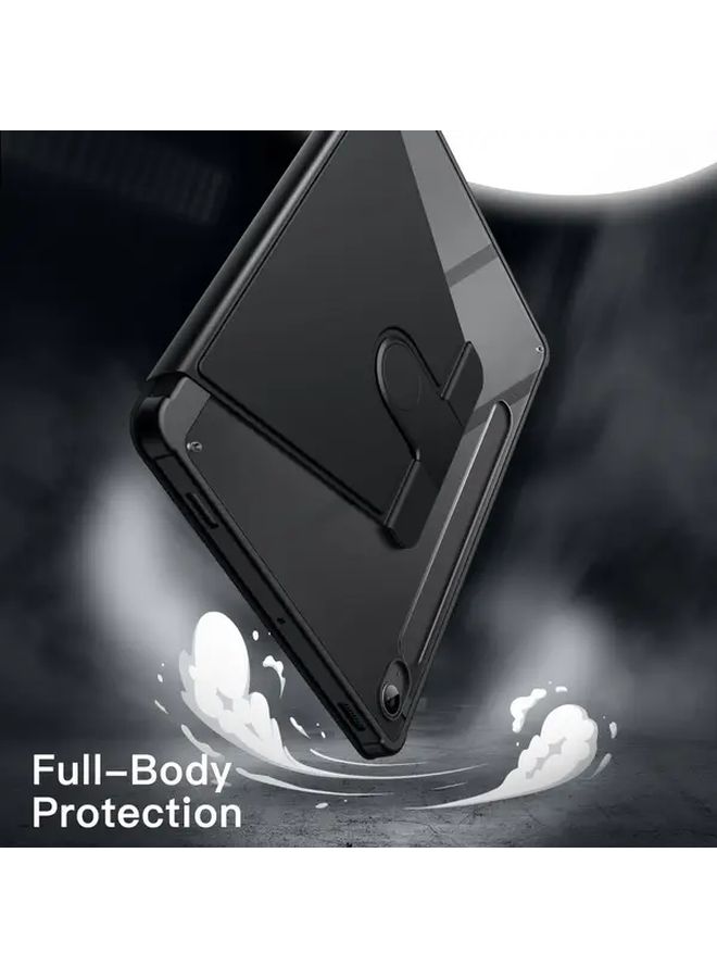 Rotating Case For Galaxy Tab S10 Lite 10.9 Inch With S Pen Holder 360 Rotation Protective Stand Cover Black Auto Wake Sleep Clear Back - Image 4