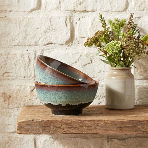 Jinsongdafa 17oz Ceramic Soup & Cereal Bowls Set of 6, Dishwasher & Microwave Safe - Image 4