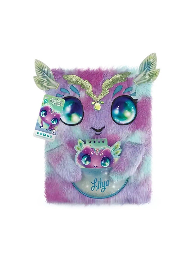 Nebulous Stars Lilya 2-in-1 Fuzzy Notebook (Paperback) - Image 1