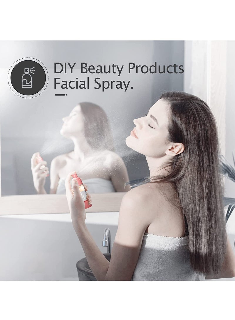 Vacuum Cosmetic Bottles Toiletries, Plastic Airless Cosmetic Containers for Toner and Lotion, Travel Size Toiletry Set with Vacuum Pump Spray Bottles - Image 5