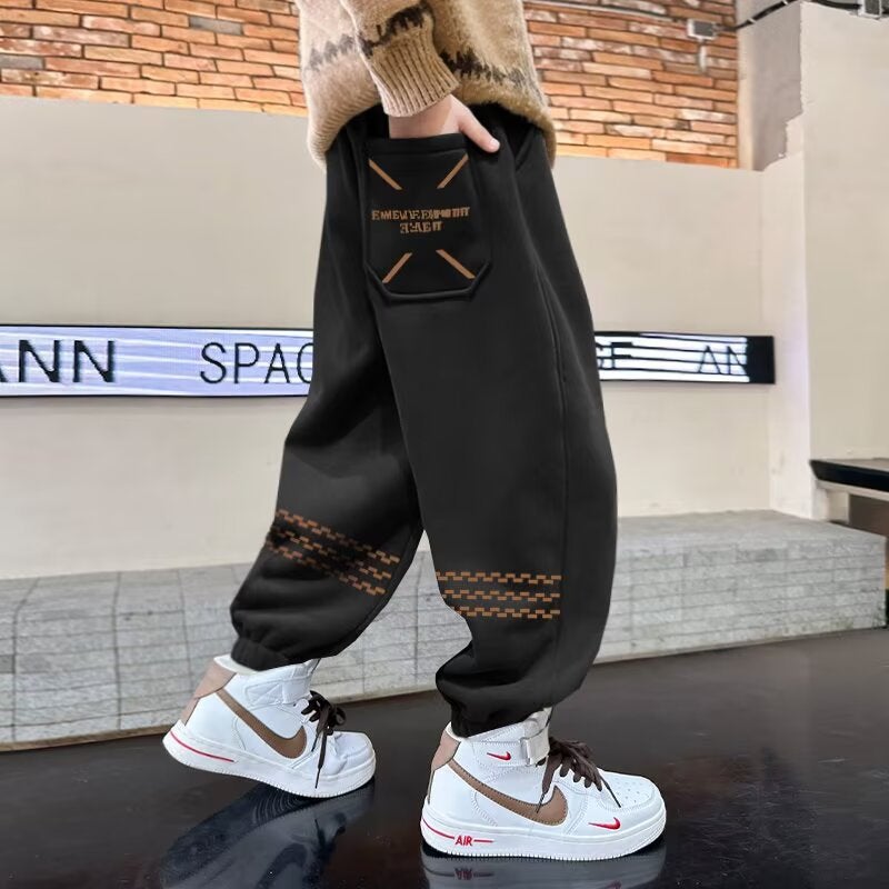 Children'S Boys' Pants Children'S Trousers Boys Spring Sports Trendy - Image 3