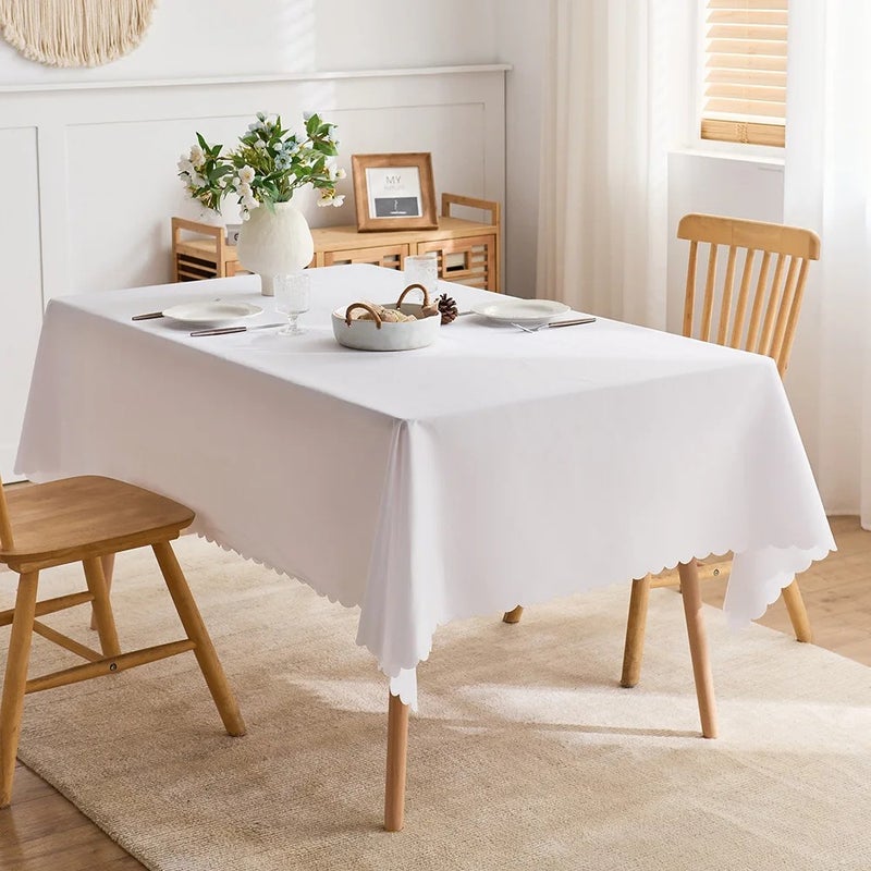 Y&D Modern Simple Rectangular Table Runner – Ins Style Woven Cotton Linen Dining Tablecloth for Coffee Table, Decorative Neutral Mat - Image 2