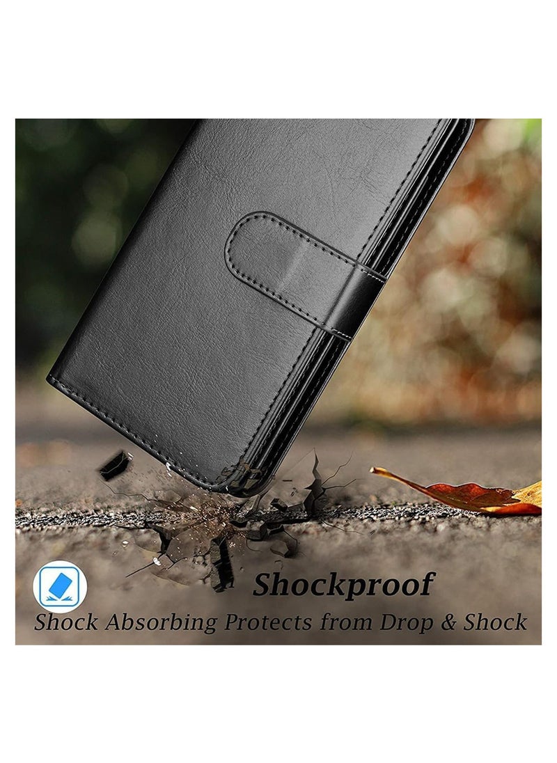 Aookay Wallet Leather Case for Samsung Galaxy A15 4G/5G Phone, Flip Cowhide PU Leather Credit Card Slot Holder, Folio Flip Case (A15 4G/5G)  - Image 4